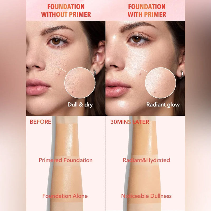 SHEGLAM Melon Melt Niacinamide Serum Primer - Hydrating Makeup Base – Dayjour UAE - Niacinamide Serum Primer - makeup primer - primer makeup base