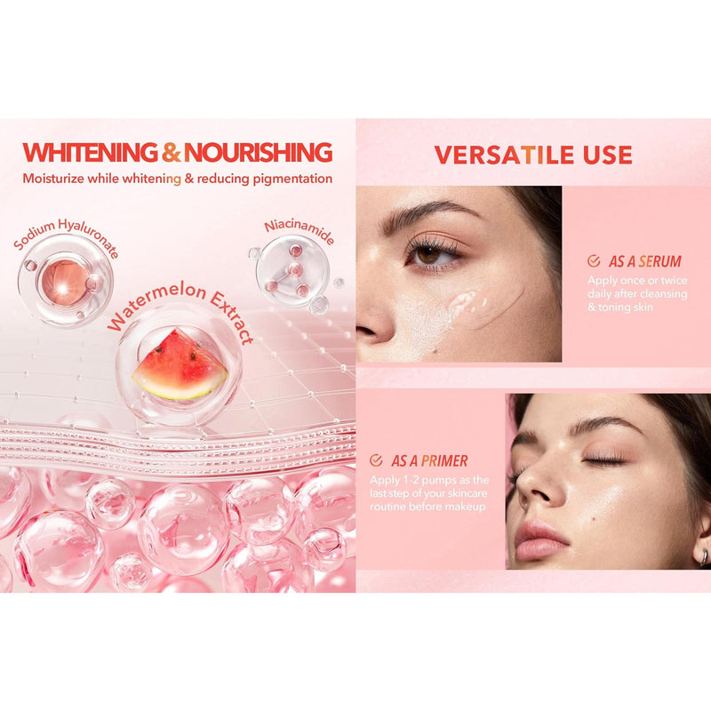 SHEGLAM Melon Melt Niacinamide Serum Primer - Hydrating Makeup Base – Dayjour UAE - Niacinamide Serum Primer - makeup primer - primer makeup base