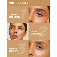 SHEGLAM Like Magic 12HR Full Coverage Concealer Nude applicator - SHEGLAM concealer UAE - Nude concealer shade - full coverage concealer UAE - matte concealer long wear - under eye concealer UAE - lightweight concealer