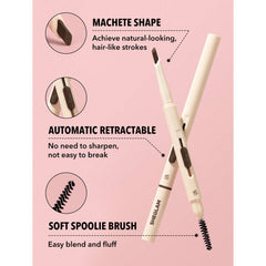 SHEGLAM Better Brows Long Lasting Eyebrow Pencil Taupe - SHEGLAM eyebrow pencil UAE - Taupe brow pencil - waterproof eyebrow pencil UAE - natural brow pencil - long lasting brow makeup - taupe eyebrow makeup - Dayjour