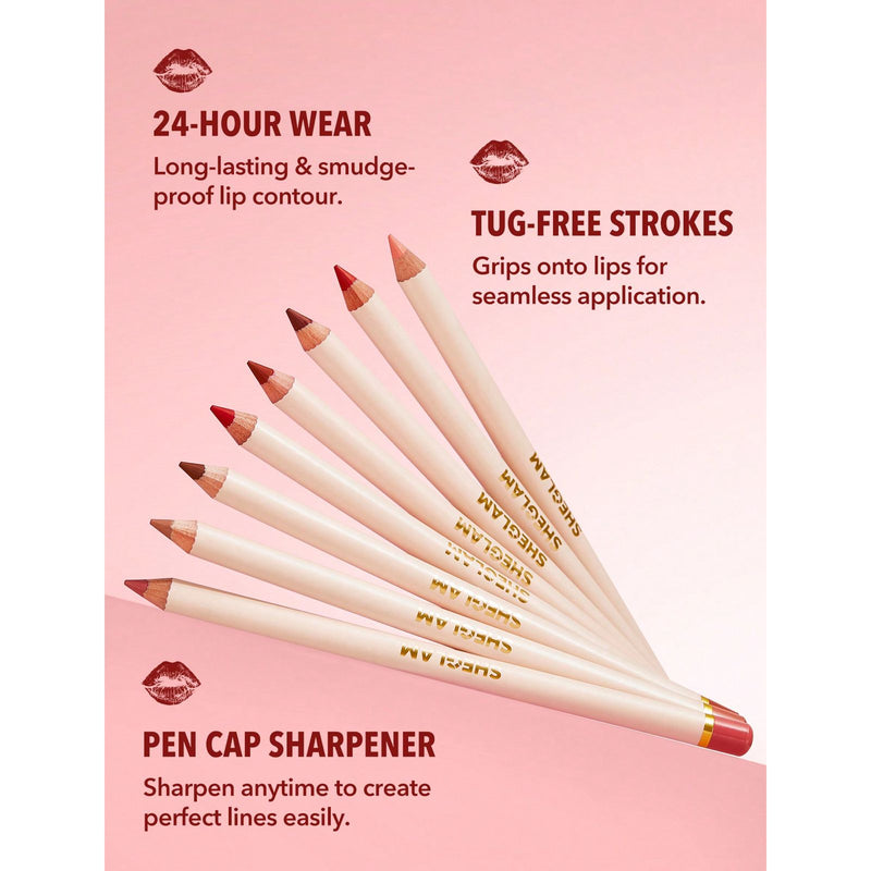 SHEGLAM Lip Facts Lip Liner Toasted nude brown lip pencil - lip liner nude shade - sheglam lip liner - Dayjour - UAE
