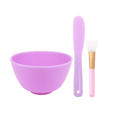 Viva Professional 3-in-1 Facial Treatment Tool Kit - Silicone mixing bowl - Silicone face mask brush - Dayjour - UAE