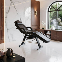Facial Multifunction Beauty Clinic Bed Black - waxing bed - Salon facial bed - Dayjour - UAE