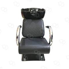 Salon Shampoo Washing Chair Black - shampoo chair - dayjour