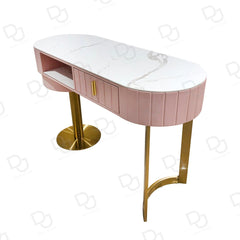 Beauty Manicure Nail Art Table with 2 single seat chair - salon furniture - nail furniture - manicure -  dayjour 