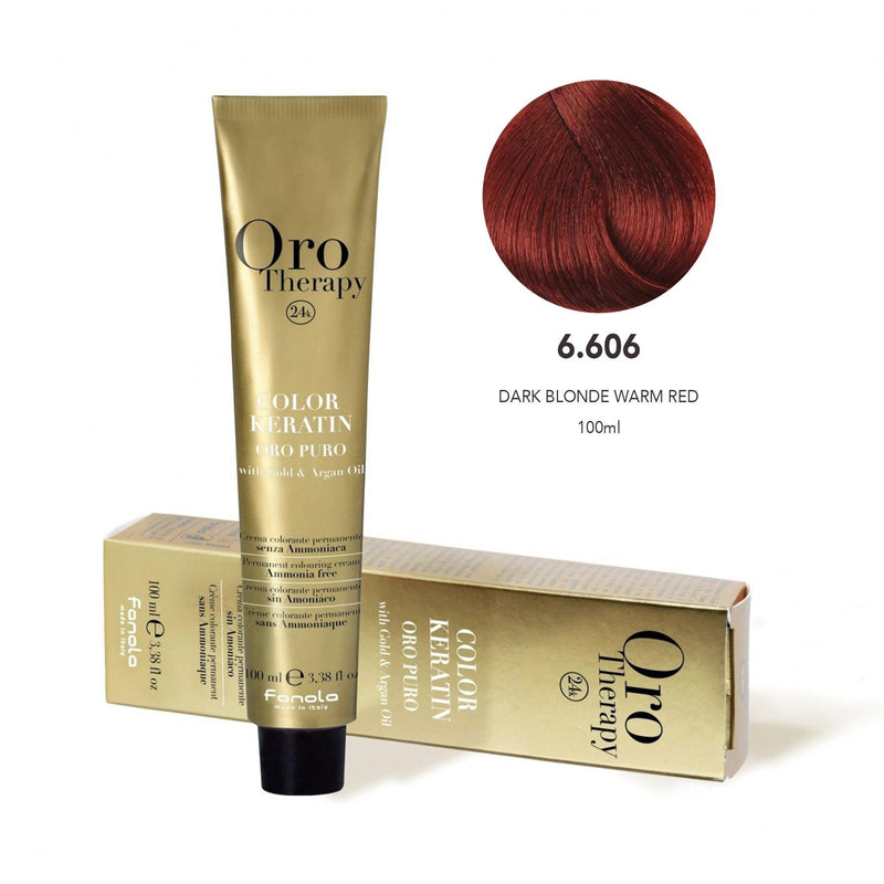 Oro Puro Hair Coloring Cream 6.606