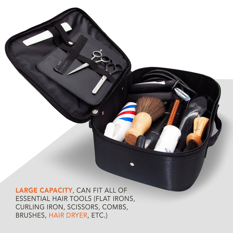 Barber Bag black big size for hair salon tools - Barber Bag black big size - salon bag - bag barber - salon accessories - dayjour 