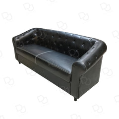 Reception Waiting Sofa Black for salon & offices