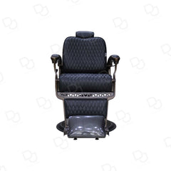 Barber Salon Hair Cutting Chair Black and Brown - dayjour