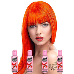 Crazy Color Semi Permanent Orange No.60 100ml - hair color - hair - hair products - Dayjour