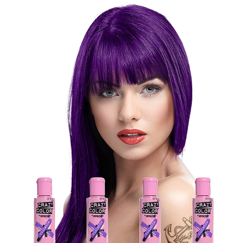 Crazy Color Semi Permanent Color Violette 100ml - 43