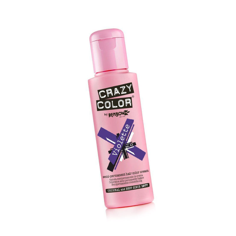 Crazy Color Semi Permanent Color Violette 100ml - 43