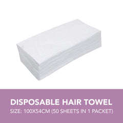 Disposable Hair Towel 1packet 50sheets - disposable hair towel - salon disposable hair towel - dayjour