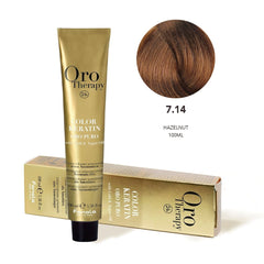 Fanola Oro Hair Color 7.14 Hazelnut 100ml