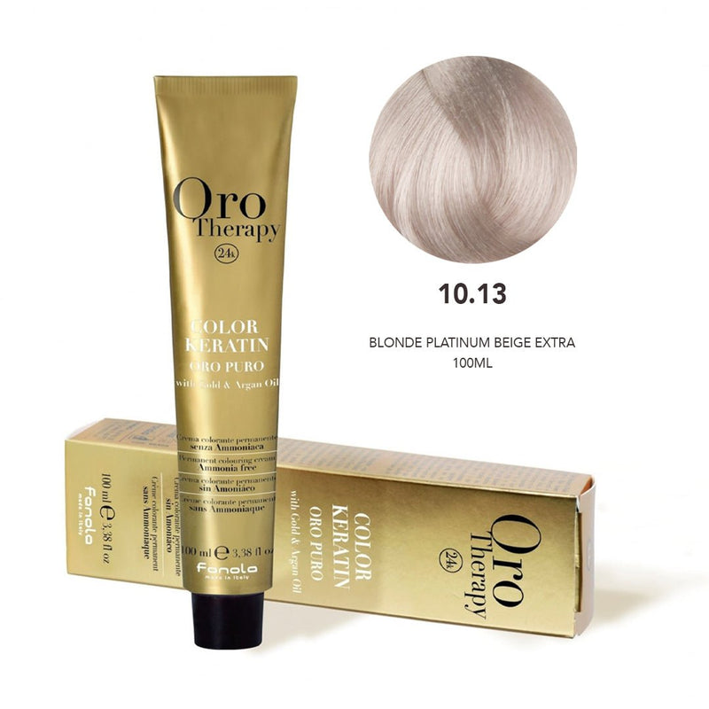 Fanola Oro Hair Color 10.13E Extra Blonde Platinum Beige 100ml