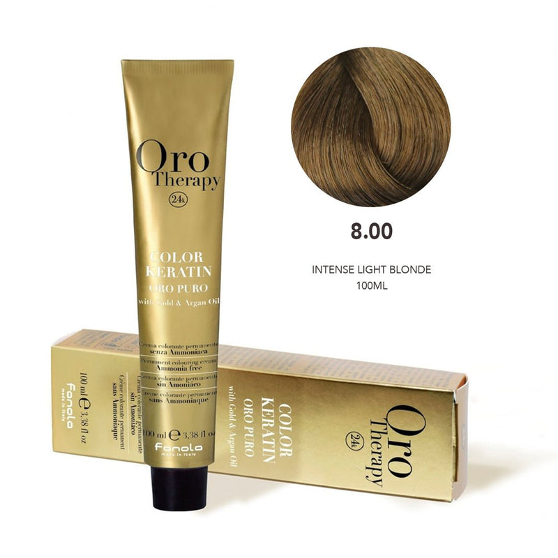 Fanola Oro Hair Color 8.00 Intense Light Blonde