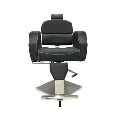 Ladies Salon Hair Cutting Makeup Chair Black