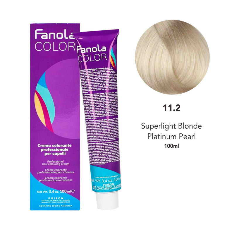 Fanola Color 11.2 Superlight Blonde Platinum Pearl 100ml - Dayjour