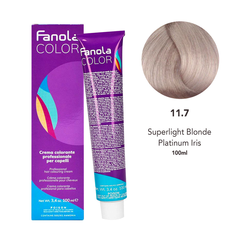 Fanola Color 11.7 Superlight Blonde Platinum Iris 100ml - Dayjour