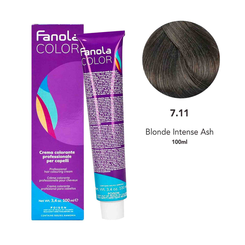 Fanola Color 7.11 Blonde Intense Ash 100ml - Dayjour