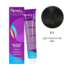 Fanola Color Cream 5.1 Light Chestnut Ash 100 ml - Dayjour