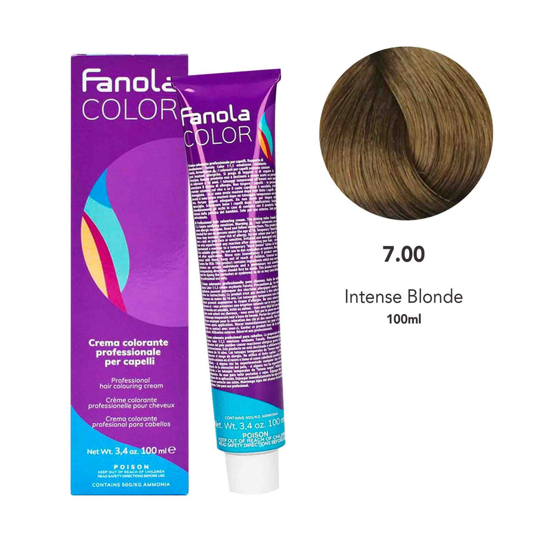 Fanola Hair Color 7.00 Intense Blonde 100ml - Dayjour