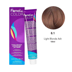 Fanola Hair Color 8.1 Light Blonde Ash 100ml - Dayjour