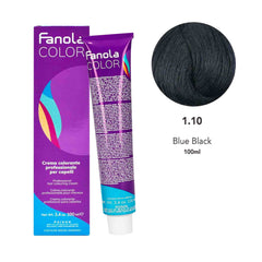 Fanola Hair Coloring Cream 1.10 Blue Black 100ml