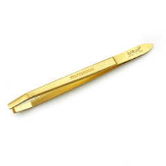 Gimap Professional Tweezer for eyebrow gold shade