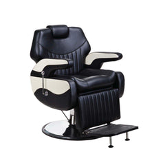 Professional Barber Gents Cutting Chair Black & White - dayjour