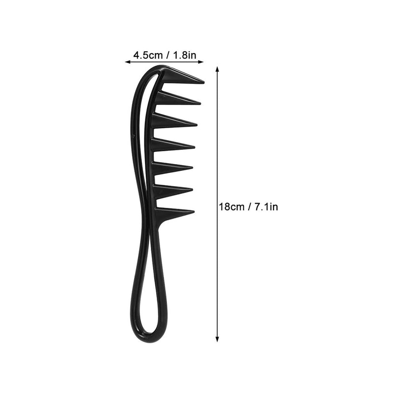 Detangling Wide Teeth ladies Comb Black(4pcs) - hair comb - ladies comb - black hair comb - dayjour