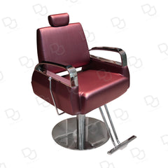 Ladies Hair Cutting Chair Maroon