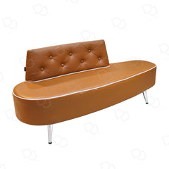 Waiting Sofa Brown for Salon & Office