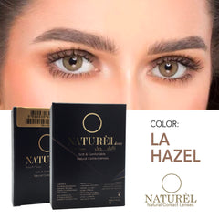 Naturel Natural Color Contact Lenses La Hazel