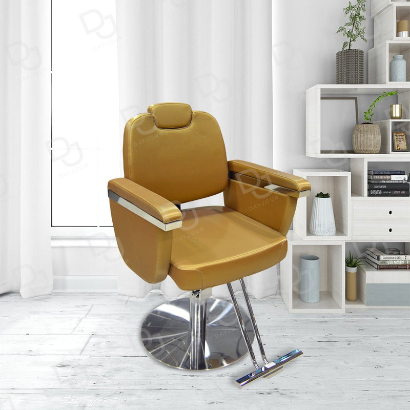 Salon Ladies Chair Gold Color