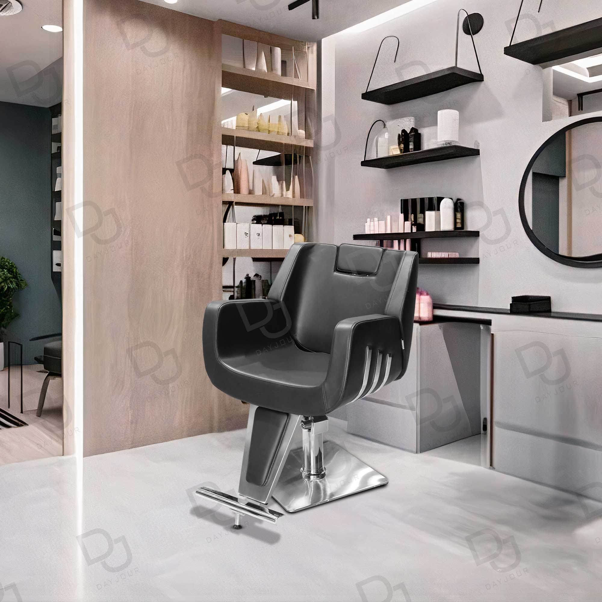 Ladies Hair Cutting Chair Black Dayjour