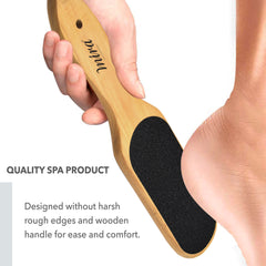 Mira Callus Remover with Double-sided Wood Foot File - Dayjour