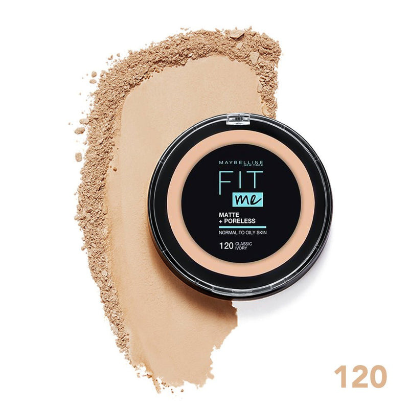 Maybelline Fit Me Powder 120 Classic Ivory- dayjour