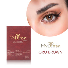 MyLense Soft Colored Contacts Oro Brown - Dayjour