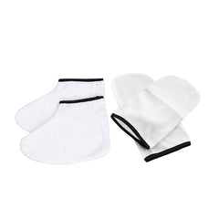 Paraffin Wax Work Cotton Hand & Foot Gloves For Spa