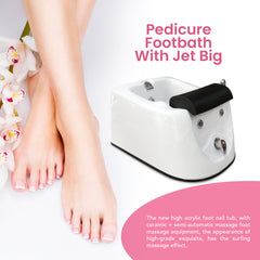 Pedicure foot bath with jet Big