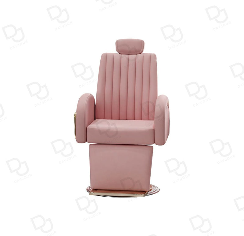 Royal Ladies Makeup and Hair Cutting Chair Pink - dayjour
