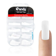 Fake Nail Tips Coffin Shape Long(100 pieces) - salon fake nail - fake nails - Dayjour  