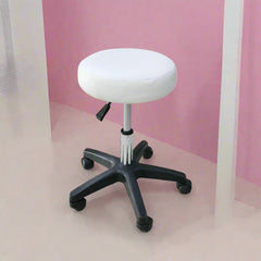 Salon Professional Round Stool-White