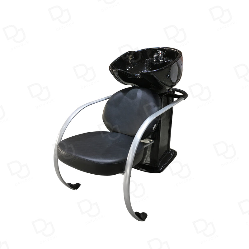 Salon Hair washing Spa Shampoo Chair Black - shampoo chair - dayjour