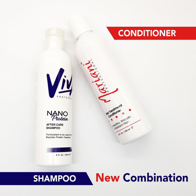 Viva Protein Shampoo and Mariani Conditioner 236ml (Package)