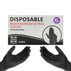 Disposable Black Gloves - Powder free gloves - dayjour