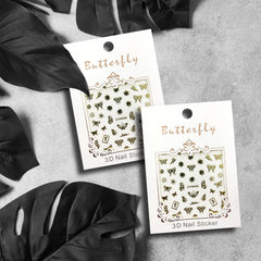 Opoola 3D Nail Art Sticker Butterfly - Dayjour