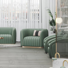 Reception Salon Sofa Small Green - Dayjour
