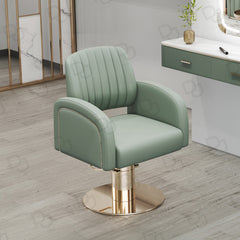 Luxury Hydraulic Ladies Salon Chair Green - salon & spa furniture - Dayjour